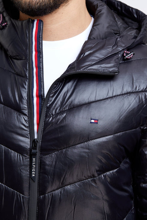 Tommy Hilfiger coat for men טומי הילפיגר מעיל בצבע שחור